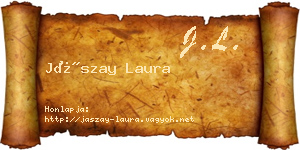 Jászay Laura névjegykártya